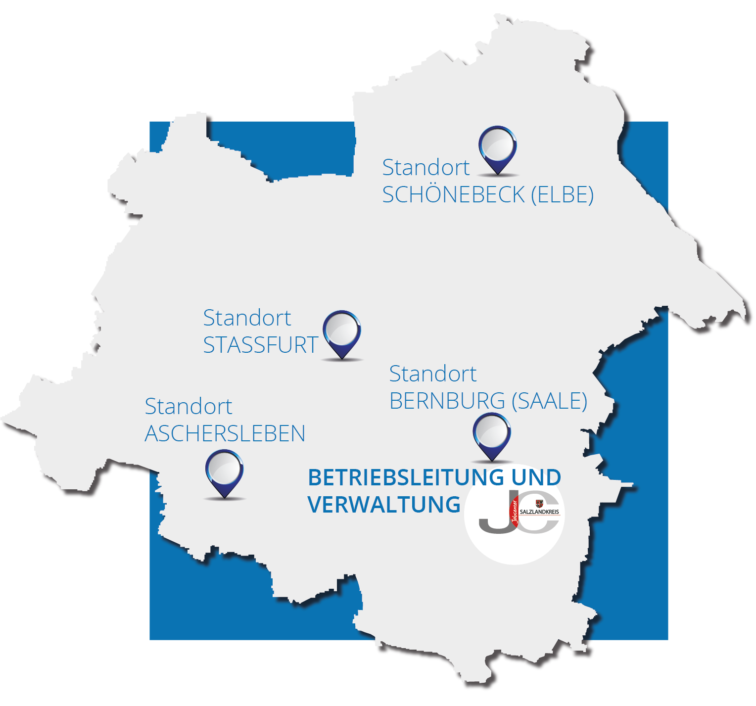 Jobcenter Salzlandkreis | Standorte